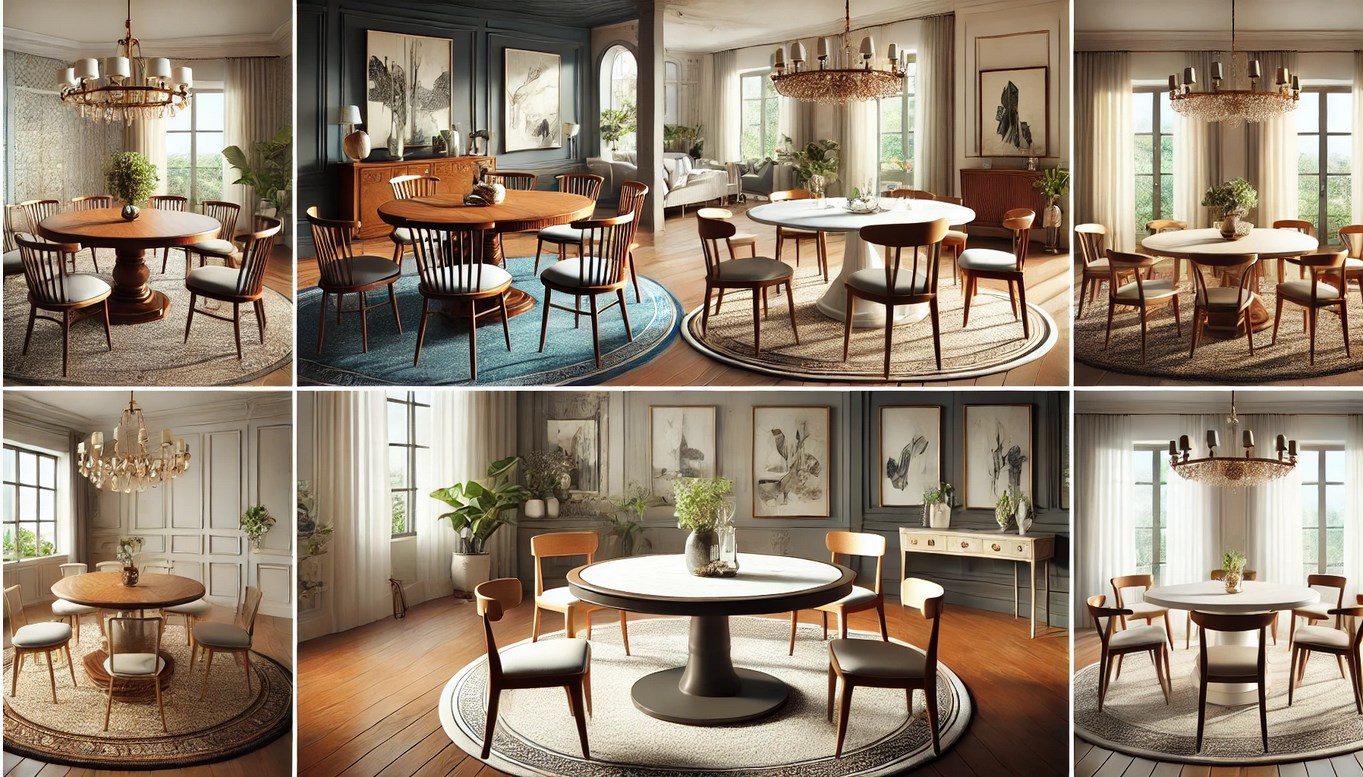 Types of Round Dining Tables