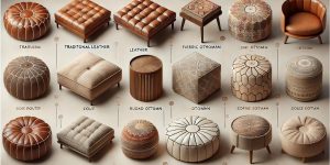 Types of Pouf and Ottomans