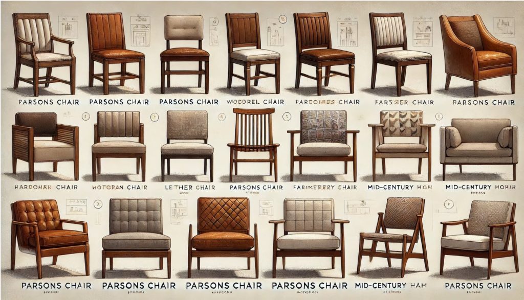 Types of Parsons Chairs