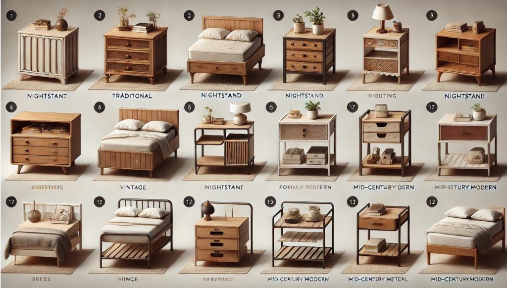 Types of Nightstands