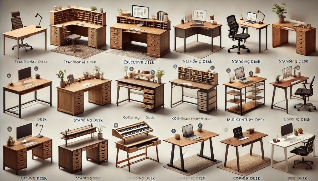Types of Office Desks